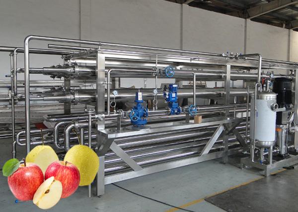 Quality Stable UHT Sterilizer Machine Vacuum Pasteurization Apple Processing Equipment for sale