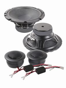 6.5 Car Components speaker CMPE65G1,50wrms, 2-way WF: 1'' voice coil, 4 ohms, Sensitivity: 88.7dB, freq. response: 71-7.5kHz.  TW: 1''voice coil,  4 ohms, Sensitivity: 89dB, freq. response: 2K-20KHz