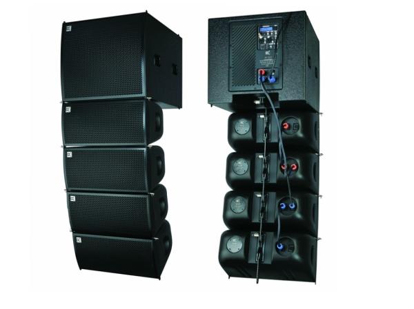 Quality Plastic Active Line Array Speaker System 8 Inch Powered Speakers for sale
