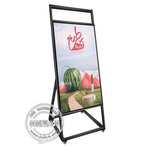 China 43 Inch Lightweight Movable Kiosk Digital Signage With Wheels wholesale