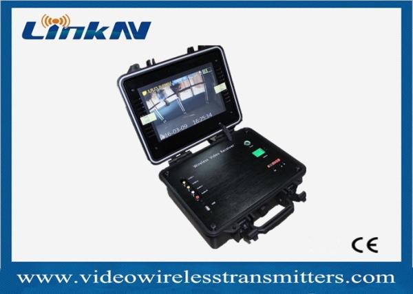 1-Channel Portable COFDM Video Receiver HDMI CVBS AES256 Enryption 2-8MHz Low