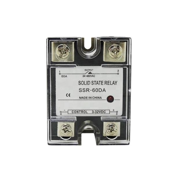 Quality Control Voltage 3V to 32V DC Output 24V to 480V AC Single Phase SSR Relay Solid State Relay 60 amp for sale