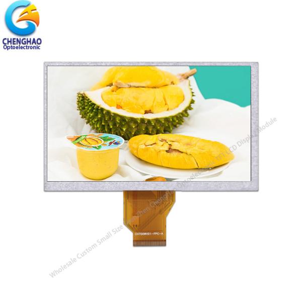 24bit RGB TFT LCD Color Monitor 7'' 800X480 Resolution LCD Screen Display