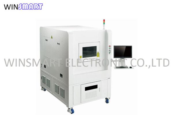 Quality CCD Camera PCB Depanelization Machine , Microvia Drilling PCB Laser Depanelizer for sale