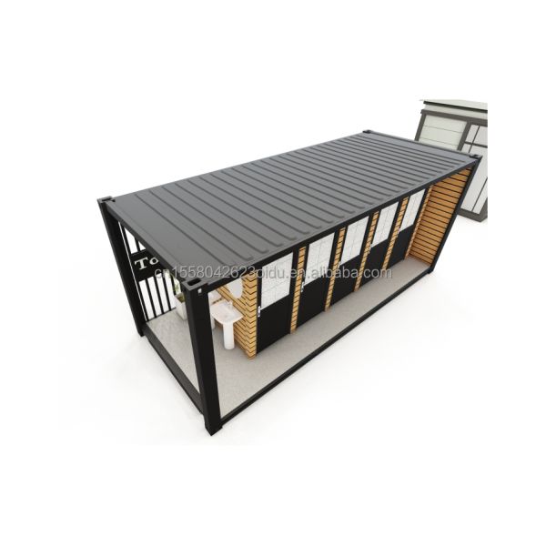 Modern Outdoor Living 20ft 40ft Prefabricated Mobile Houses Expandable Steel Sandwich Panel Container with Customized Color