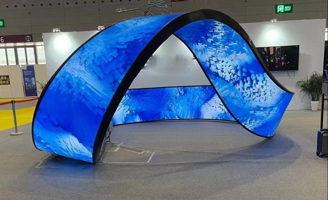 Quality Lightweight Flexible Creative LED Display With Meanwell Power Supply 6000 Nits for sale