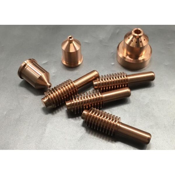 Torch Consumables Plasma Cutting Nozzle , Electrode Hypertherm Retaining Cap