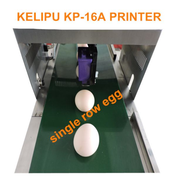 Easy Operation Egg Industrial Inkjet Barcode Printers , HP Continuous Ink