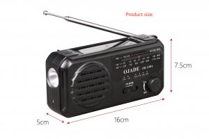 China Bluetooth Rechargeable FM Radio 400g Customized LOGO Promotion With Alarm Clock on sale