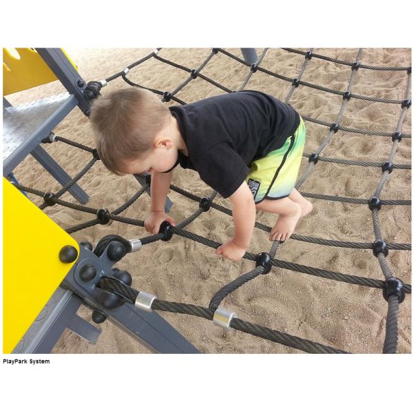 Solid Cross Connector Playground Spare Parts PA6 Material