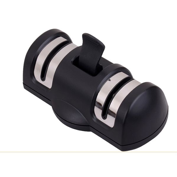 Two Stage Suction Cup Knife Sharpener For Ceramic Knives With Diamond Grinding Wheel
