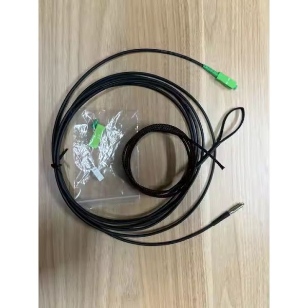 Pullable Pushable Fiber Optic Patch Cord SC/APC Pre-connectorized FTTH Drop Cable Pulling/Pushing through the wall