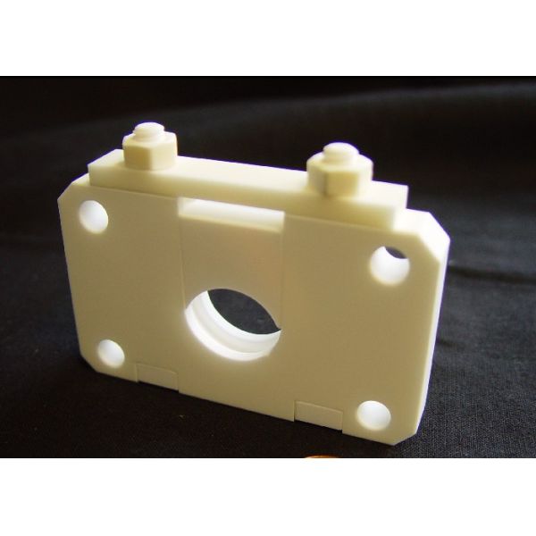 Thermal Insulating Machinable Ceramic Block , Custom CNC Machined Ceramic