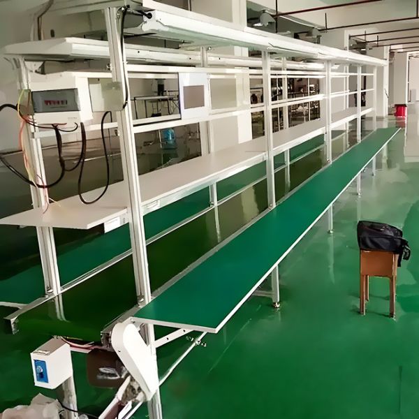 Compact Belt Assembly Line For Small-Scale Manufacturing