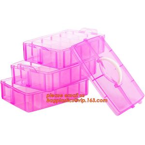 China adjustable plastic storage box plastic screw bead box, Detachable Compartments Clear Plastic Divided Storage Box for Scr wholesale