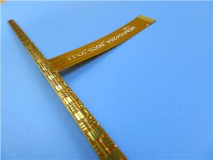 China 2-Layer Flex Printed Circuit Board (FPCB) Built on Polyimide for Microstrip Antenna wholesale