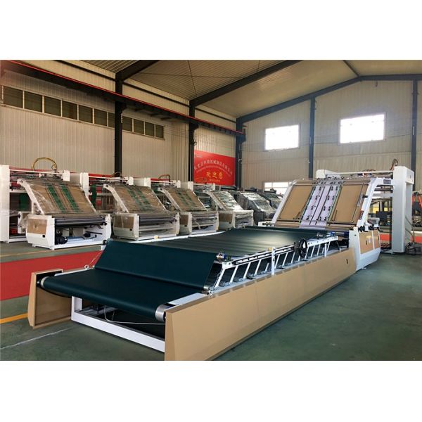 9000 sheets / h Corrugated Box Automatic Lamination Machine CE Certificate