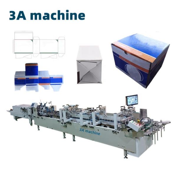 Quality Automatic Bottom Lock Folder Gluer for Precise Folding and Pasting in 10*1.2*1.3m Size for sale