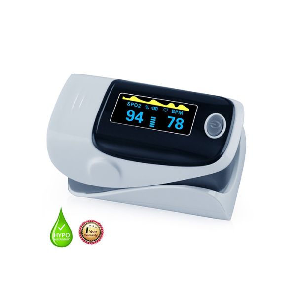 Finger Oxygen Reader Digital Heart Rate Sensor , Pulse Ox Finger Monitor