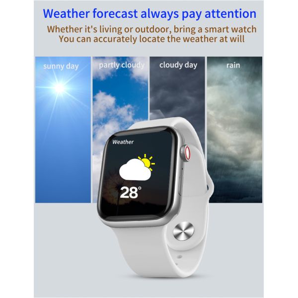 Fitness Tracker Apple Watch Series 4 Phone Calls , 1.54 Inch Smartwatch You Can Reply To Texts