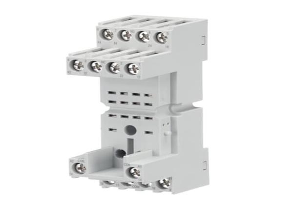 ABB CR-M4SS Standard socket for 2c/o or 4c/o CR-M relay ,The CR-M4SS socket is