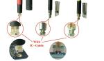 MSOP8 TSSOP8 SOIC pogo pin adapter with GUIDE CAP for in-circuit BIOS PLCC32