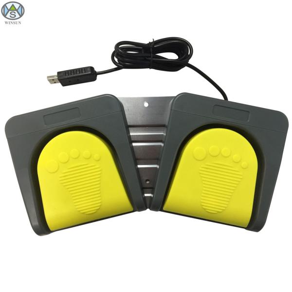 USB Foot Switch with laptop simulate custom shortcuts Mouse for games