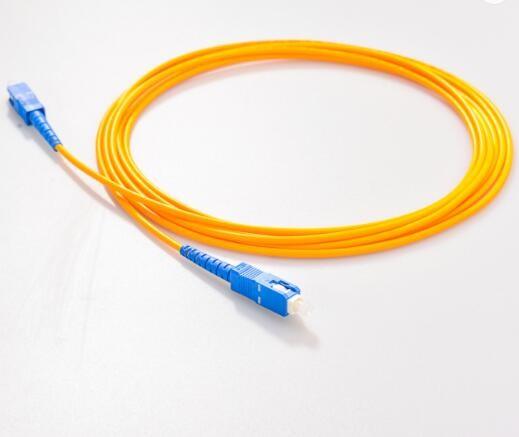 Quality Simplex SM LSZH FTTX Fiber Optic Patch Cord SC UPC To SC UPC 2.0mm for sale