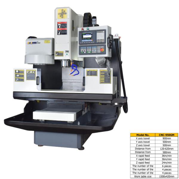 Quality Vertical 3 Axis CNC VMC Milling Machine High Precision With Strong Rigidity for sale