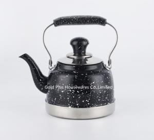 China 1L/1.5L/2L Home appliances safe and controllable stainless steel electric kettles with handle black color coffee pot wholesale