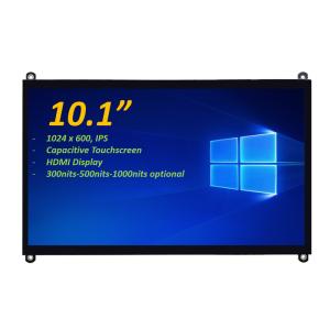 China 10.1&quot; 1024x600 IPS PCAP capacitive touchscreen TFT LCD Support HDMI Connector wholesale