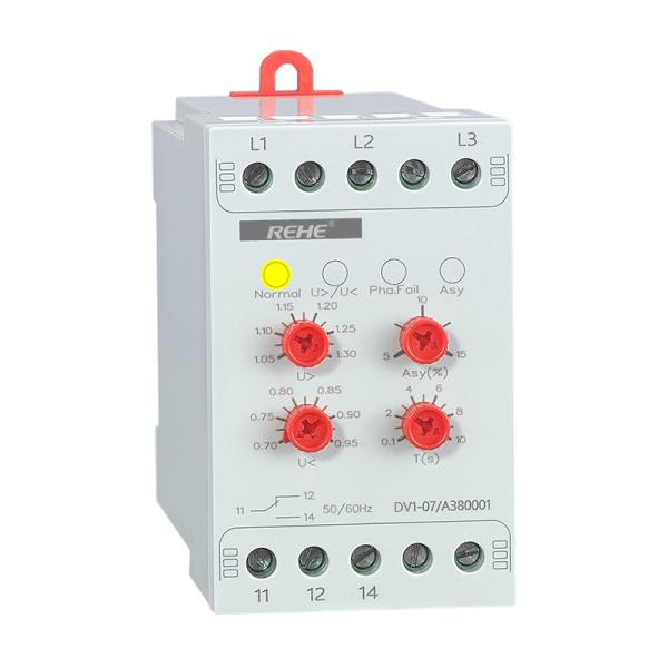 Quality DV1-07 AC/DC Supply Voltage Three Phase Relay Voltage Monitoring Device for sale