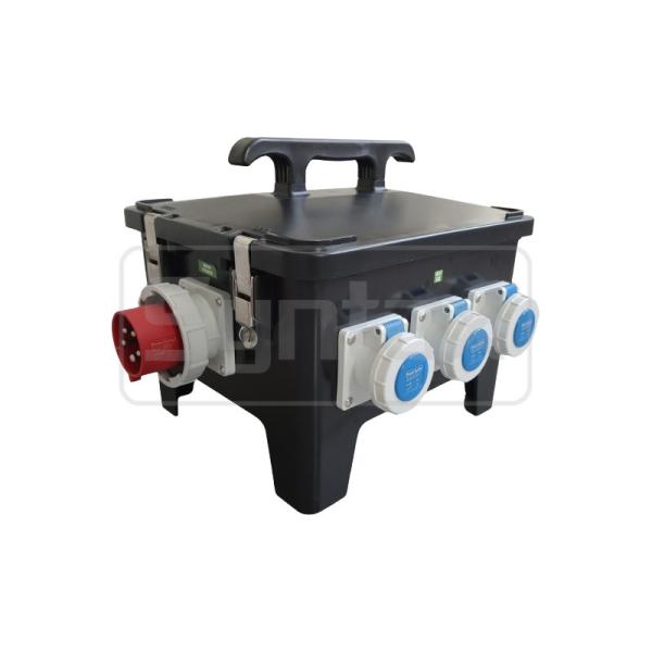 Quality Syntax MP24 32A Portable Rubber Power Distro With RCBOs & MCBs Protection For Macau Project for sale