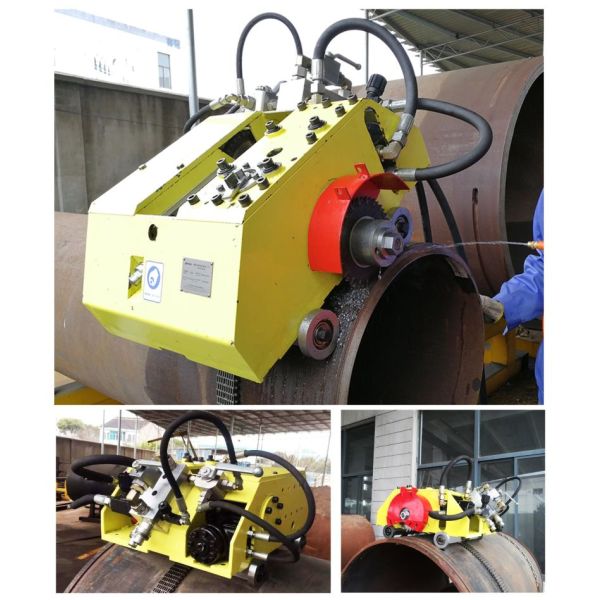 Portable OD Mounted Hydraulic Cold Pipe Cutting And Beveling Machine