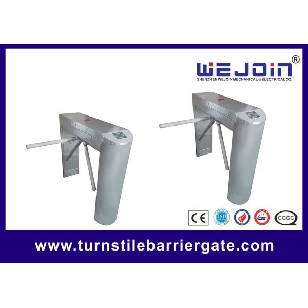 Access Control Automatic Tripod Turnstile Barrier Gate Die Casting Alloy