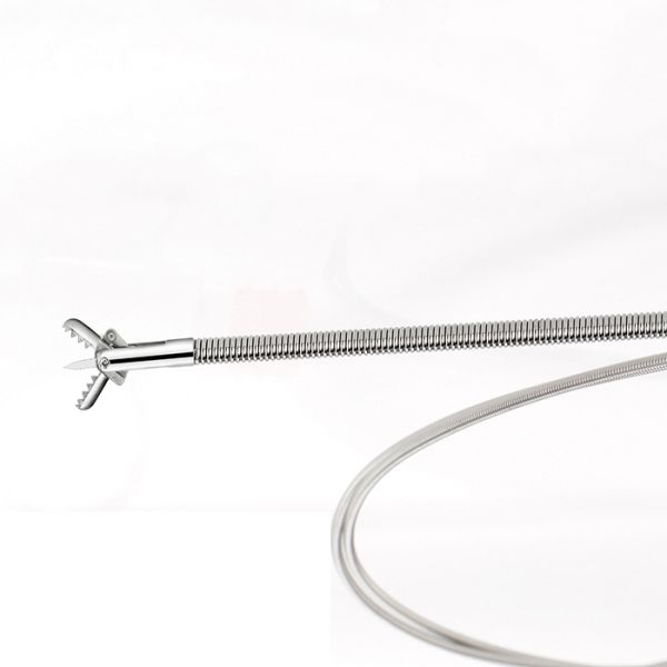 Sterilized Bronchoscopy Biopsy Forceps With Spike PE Coating Endoscopy Biopsy Forceps