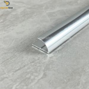 China Metal Trim Strips Carpet Transition Strip Aluminum Tile Trim Polish Silver on sale