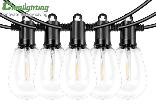 Quality Patent Structure Mini 25ft S14 Bulb LED String Lights for sale
