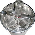 4 Frames Electric Stainless Steel Honey Extractor with Stands and Honey Gate,