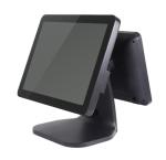 Dual Screen Pos Computer System 35W Power Consumption With Card Reader