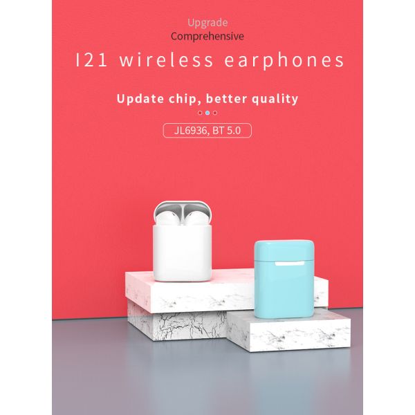 Mini TWS I21 V5.0 135g Small Wireless Bluetooth Earbuds