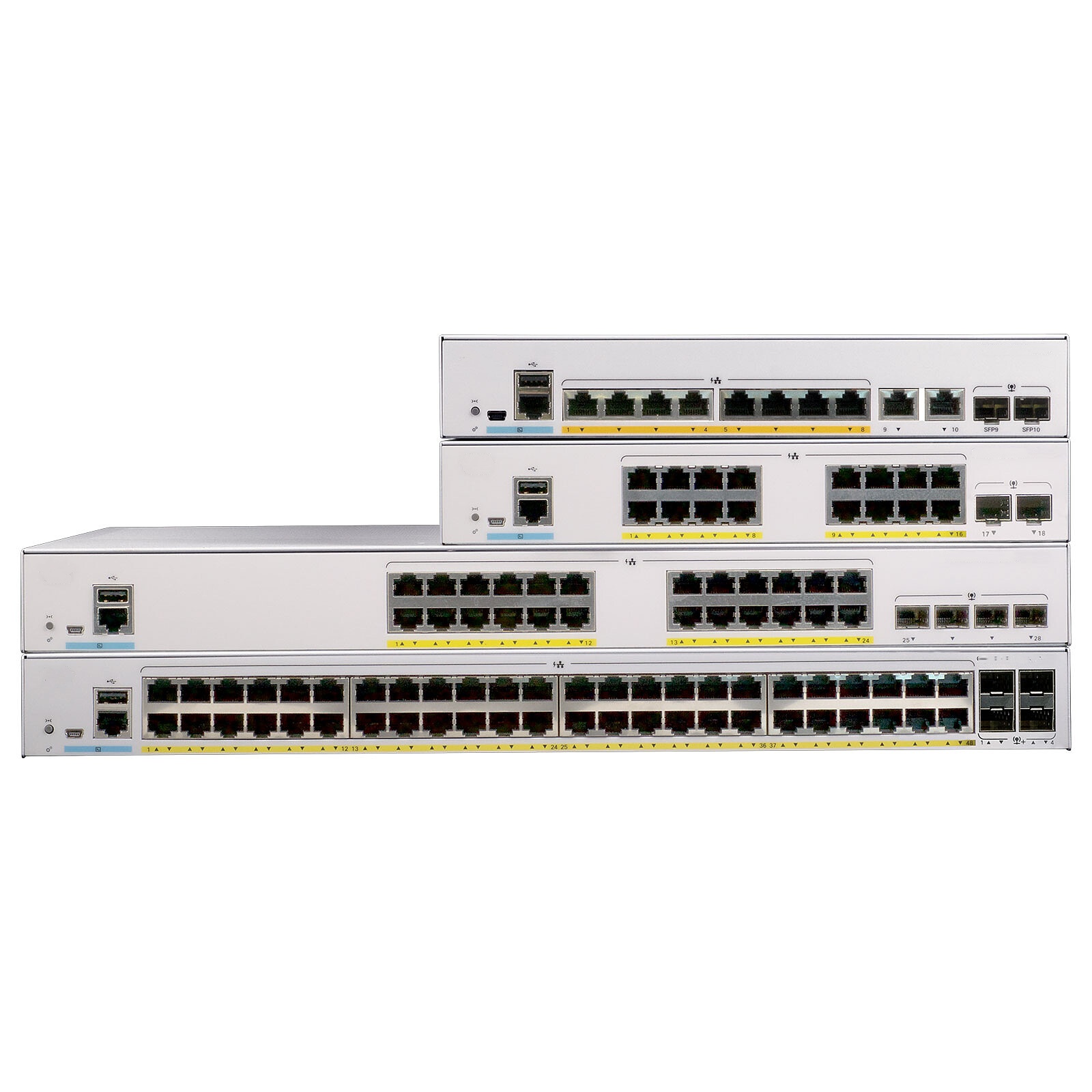 Original Sealed Packaging C1000 Series 16 Port GE 2x1G SFP Gigabit Network Switches