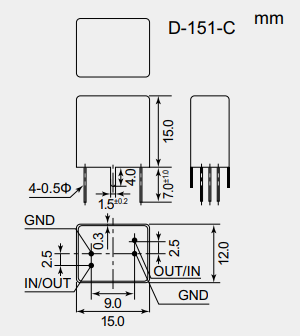 21.4Mhz Monolithic Emi Filters