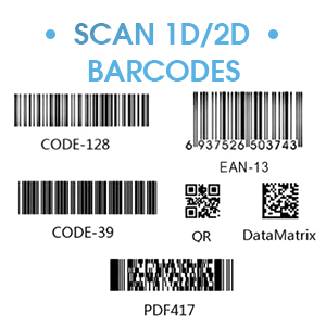 2D 0.3kg H717 Desktop Barcode Scanner