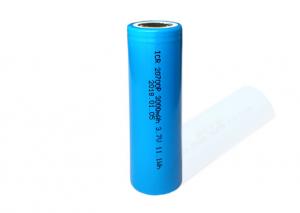 China Blue 3.7 V Li Ion Battery 3000mah  , 20700 High Drain Battery For Vaping Box Mod on sale