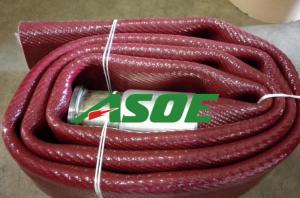 China Heavy Duty PU Layflat Hose Designed for Concrete Placement Through-the-weave wholesale