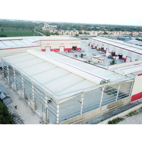 Ceramic Tile Processing Prefabricated Steel Structure Building Workshop