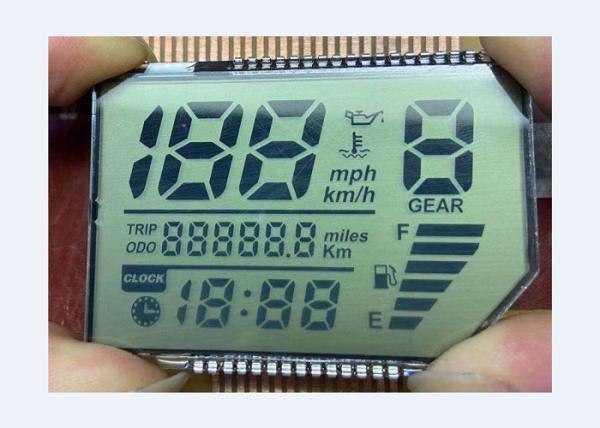 Quality Reflective Metal Pin TN LCD Display 7 Segment Customized Size Module for sale