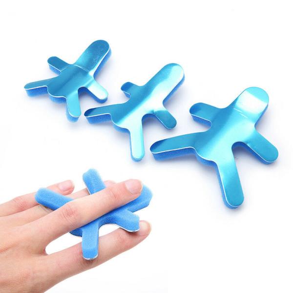 Quality S M L size finger fracture splint with foam aluminum finger splint in reliable quality for sale