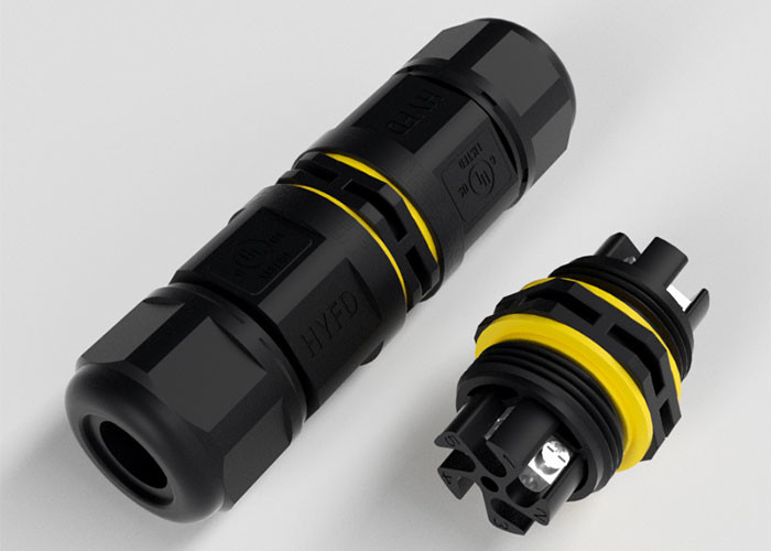 China UL Certified IP68 Waterproof Circular Connector Straight Screw Termination on sale